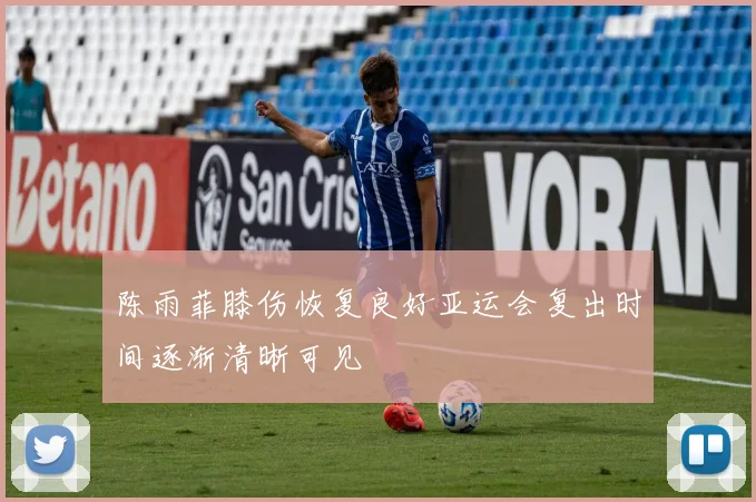 陈雨菲膝伤恢复良好亚运会复出时间逐渐清晰可见