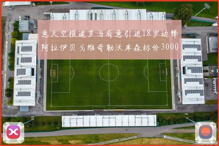 意天空报道罗马有意引进18岁边锋阿拉伊贝戈维奇勒沃库森标价3000万欧元