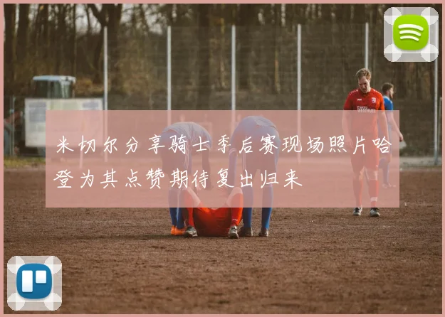米切尔分享骑士季后赛现场照片哈登为其点赞期待复出归来